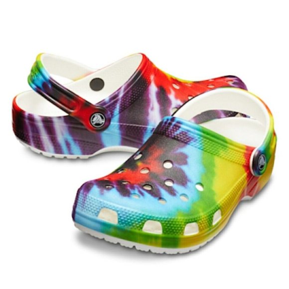 Crocs Classic Tie-Dye Graphic Clog Men's Size 10 in Bag with Tags! - Picture 5 of 10